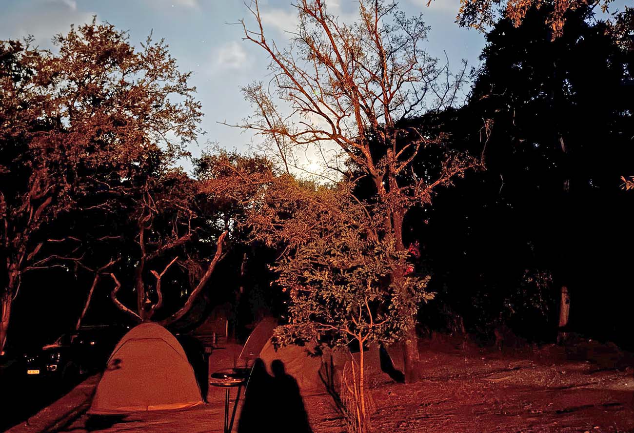 Campsite in the Kruger National Park