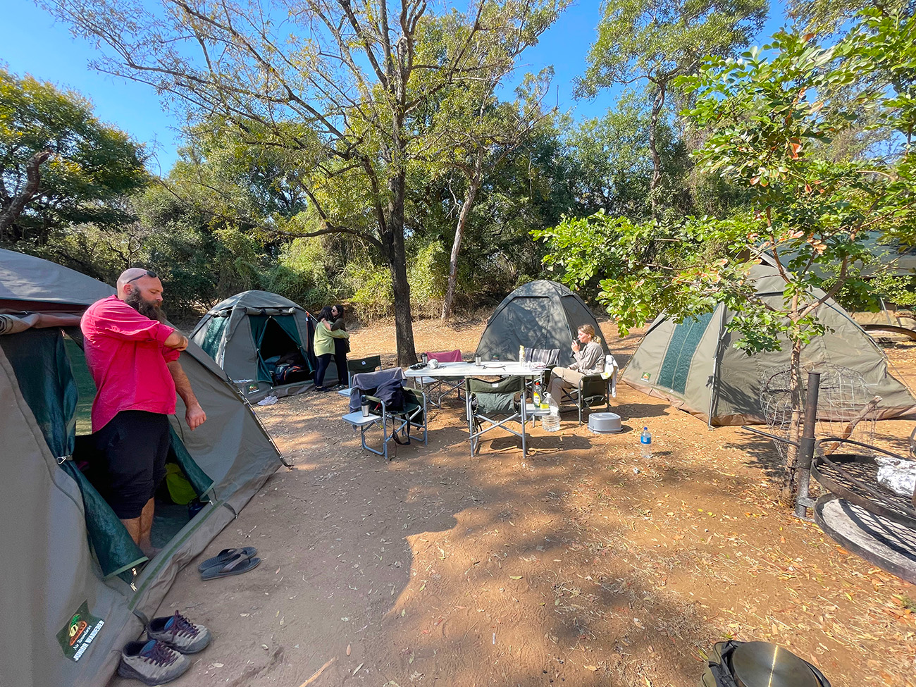 Campsite in the Kruger National Park