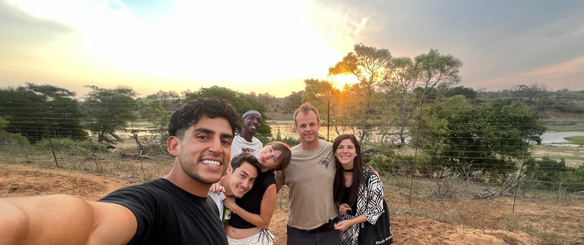 Sun setting over the Kruger and Crocodile River