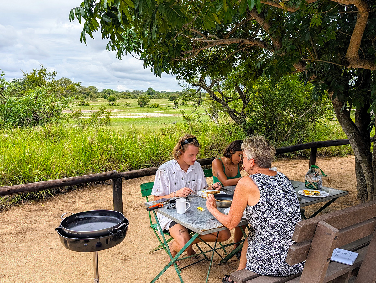 Lunch stop in the Kruger Park