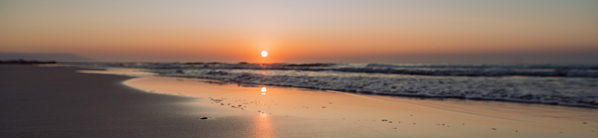 Mozambique beach sunset