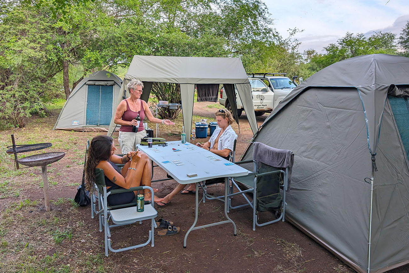 Campsite in the Kruger Park
