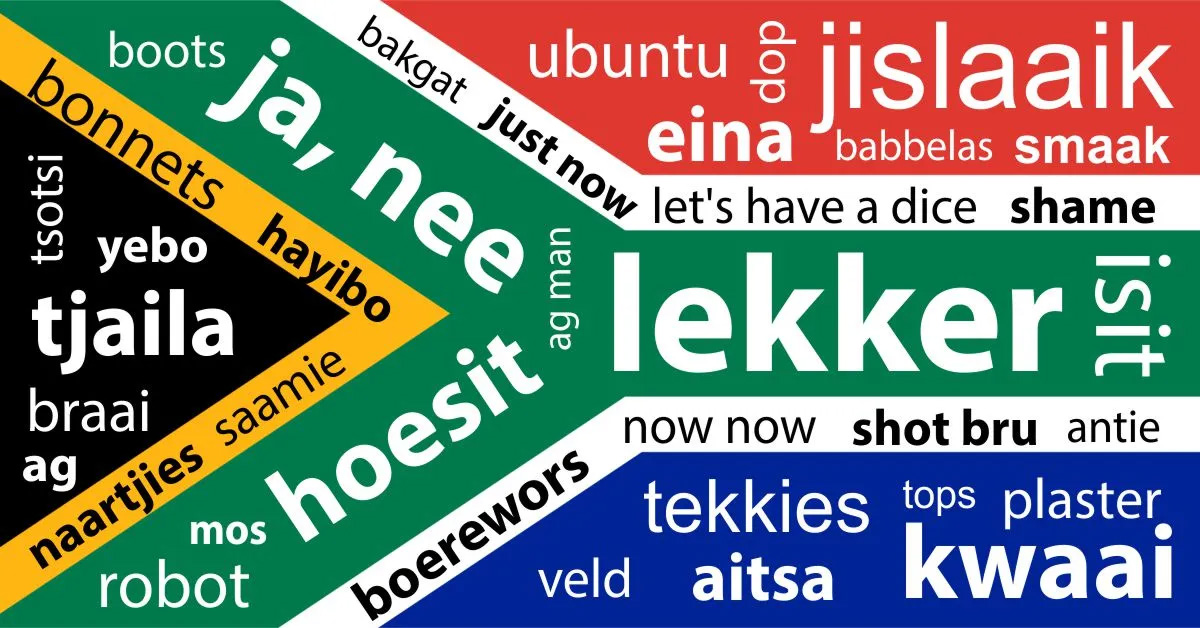 South African sayings are as diverse and vibrant as the country itself