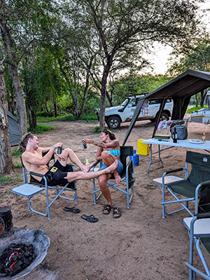 Camp in the Kruger