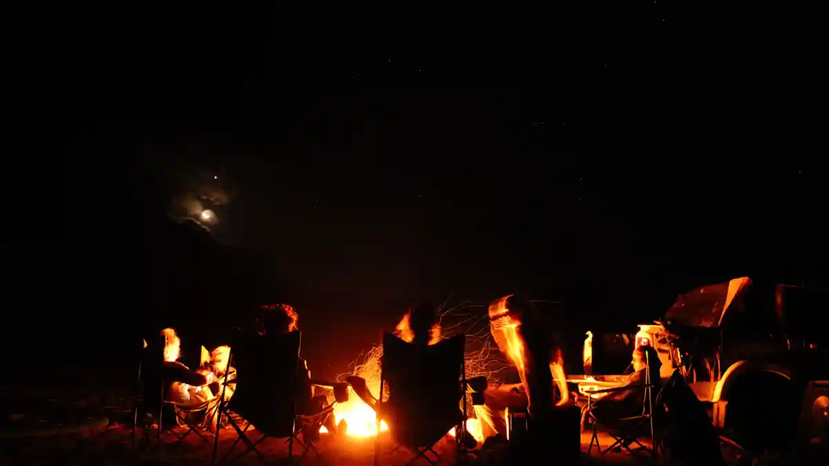 Bonfire At The Beach