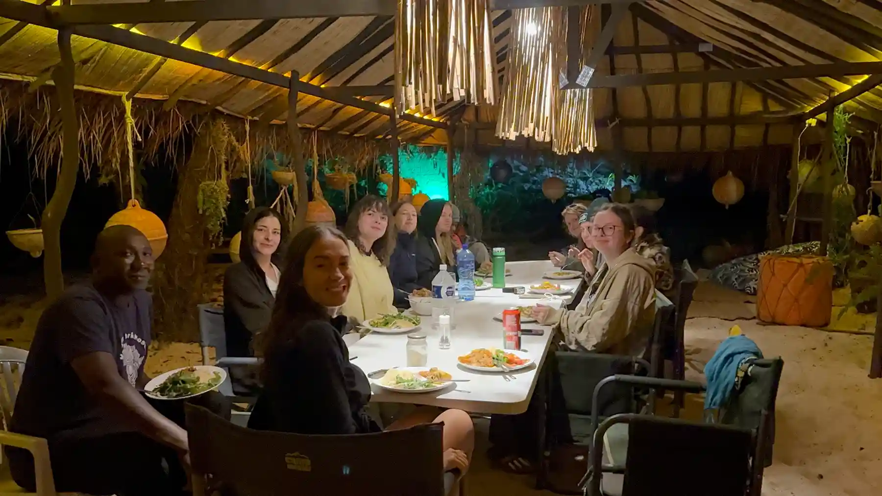 The Dining Room, where the day starts and ends with meals being shared with new friends