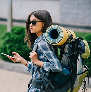 Young Female Backpacker